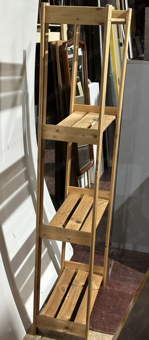 Etajera din lemn masiv; Raft de lemn; Dulap cu polite - imagine 2