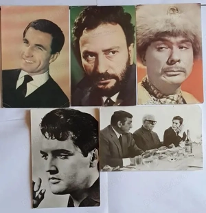 lot 11 cărți poștale vechi - actori, cântăreți
