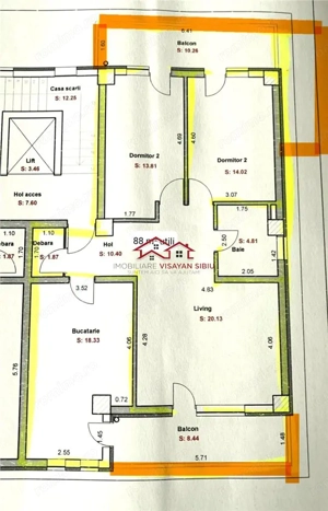 ap nou 3 cam,la cheie,Mall Selimbar,zona Doamna Stanca - imagine 13