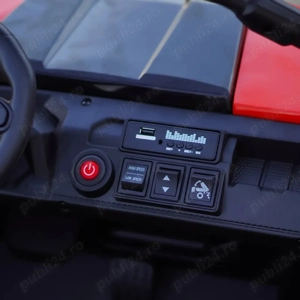  UTV electric pentru 2 copii Kinderauto X-Force 4x75W 24V - imagine 4