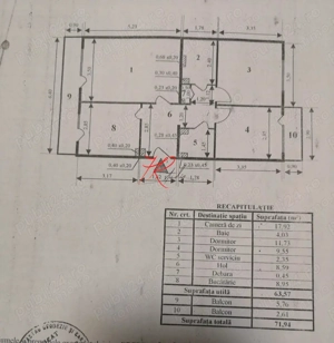 Vanzare apartament 3 camere  2 bai  4 etaje Arena Nationala  Basarabia