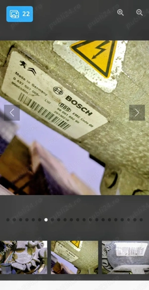 Motor electric tracțiune spate hibrid Peugeot -Citroen. - imagine 4