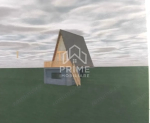Teren cu Construcție și Proiect Autorizat A-Frame în Teiuș - imagine 2