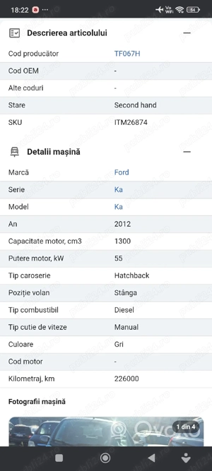 Distribuție kit fiat&Alfa,Curele transmisie 6PK1183,6PK1320 - imagine 6