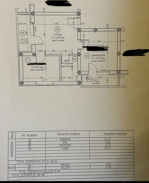 Vând apartament 2 camere, zona Confecții + loc parcare - imagine 6