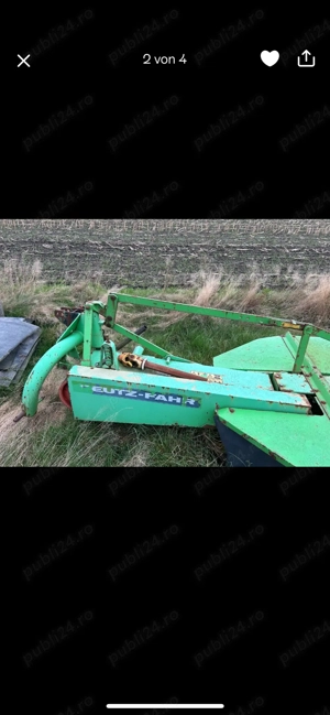 Coasa deutz fahr 1,65m - imagine 3