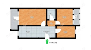 Apartament cu 3 camere decomandate 2 balcoane zona Terezian Sibiu - imagine 6
