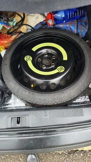 Rezervă slim 5x112, 125 70 R19, de Audi, gaură butuc 66, 6mm 125 70 R16 gama vag  - imagine 5