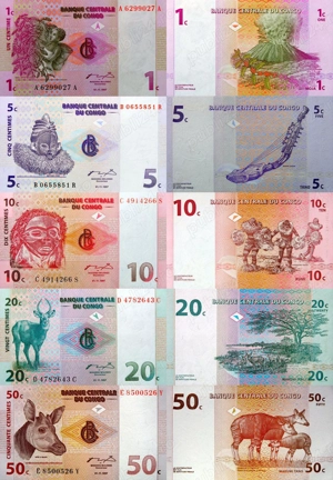 Lot 13 bancnote Congo unc
