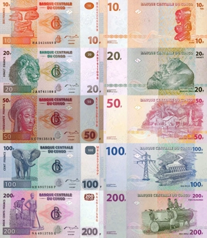 Lot 13 bancnote Congo unc - imagine 2