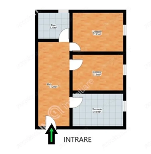 Apartament cu 2 camere decomandate in Turnisor Sibiu - imagine 5