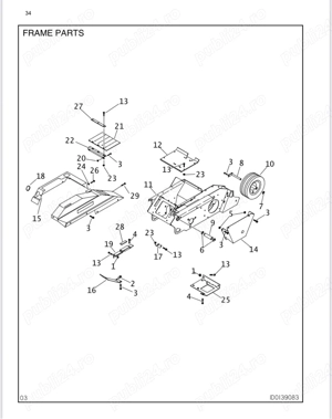 Vand manual reparatie ditch witch 1020 - imagine 2