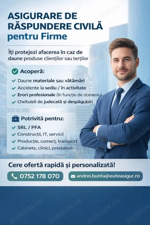 Asigurare de raspundere civila.