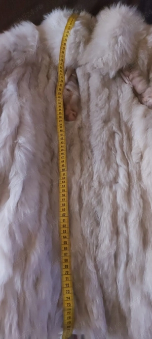 Haină blană vulpe polară