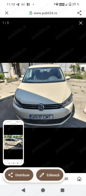 Vând sau schimb vw Touran 7 locuri  - imagine 3