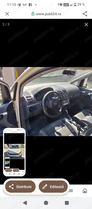 Vând sau schimb vw Touran 7 locuri  - imagine 2
