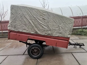 Remorca auto 750 kg cu frână de Salonta Padis 500 cu acte 1992