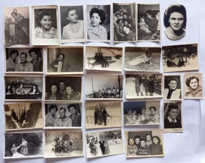 lot 27 fotografii vechi, ROMÂNIA, 1940-1960