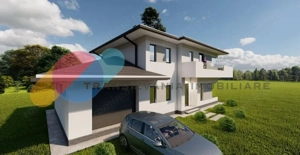 Casa unifamiliala 120mpu cu garaj la intrare in Chinteni