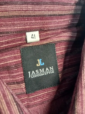 cămașă bărbătească JASMAN London style, nepurtată, mărimea 41 (L) - imagine 5