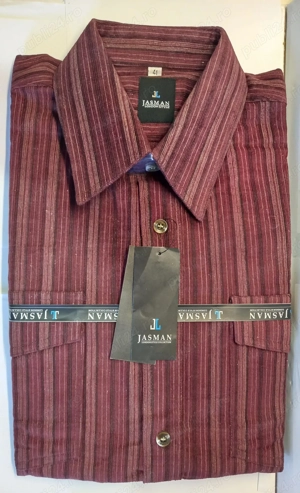 cămașă bărbătească JASMAN London style, nepurtată, mărimea 41 (L) - imagine 2