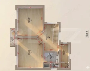 Vilă de închiriat, 185.56 mp, zona Central - imagine 3