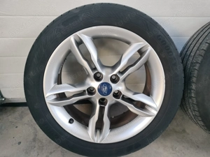 Jante aliaj originale Ford cu cauciucuri 205 50 17 - imagine 2