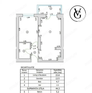 Apartament 2 Camere Cortina North | Pipera - imagine 11