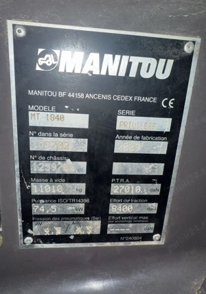 De vanzare MANITOU MT-1840 - imagine 3
