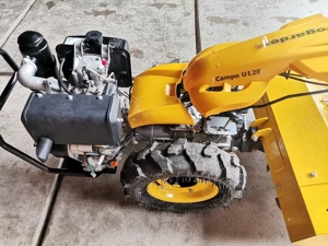 Motocultivator  Motocultor diesel 12 CP pornire electrica freza 90 cm  - imagine 3