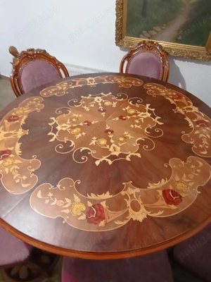 masa cu sase scaune stil baroc