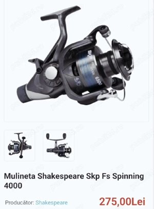 Mulineta Shakespeare SKP FS Reel 