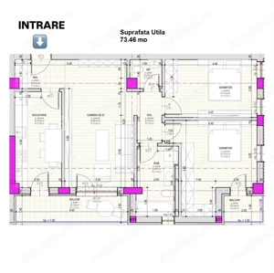 Apartament la cheie cu 3 camere 2 bai si 2 balcoane zona Pictor Brana - imagine 7