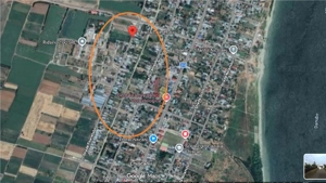 Intravilan de constructie  443 mp Deschidere 21 m Chiscani 25E mp posibil apa gaze canalizare