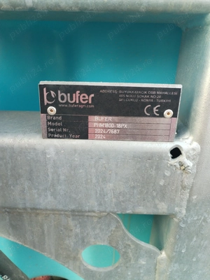 Met erbicidat Bafer 1800 litri nou, nu este folosit  - imagine 3