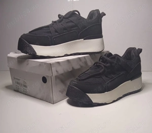 Pantofi sport de dama negru cu alb