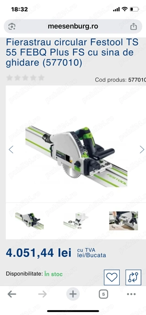 Vând circular cu șină festool stare foarte bună 