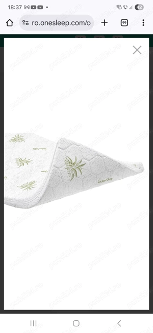 topper nou nefolosit dimensiunea 140*190 