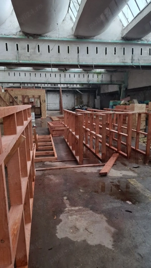 Case lemn Aframe case stil amrican in fabrică - imagine 3