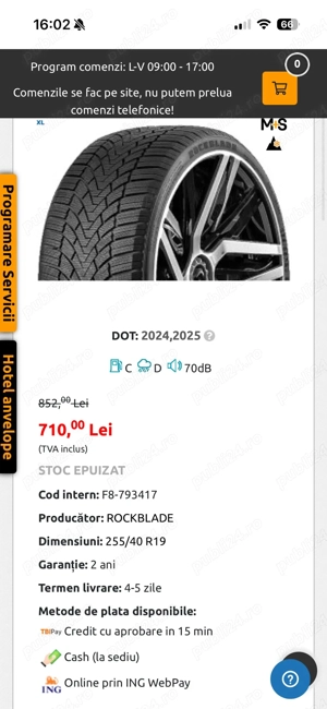 Anvelope 255 40 19 - imagine 2