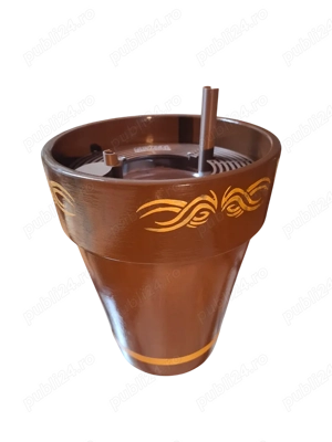 Plante verzi, Spathiphyllum,  Cordyline, Clusia in ghiveci ECO hidroponic, autoudare - imagine 2