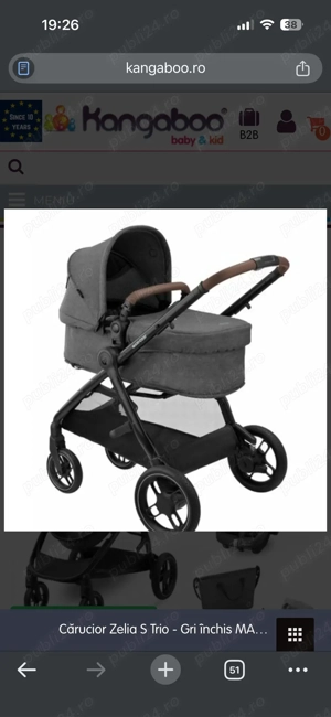 vand carucior Maxi cosi zelia 2 in 1