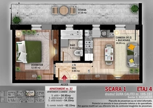 apartament 2 camere studio finalizat langa metrou si parc titan - imagine 4