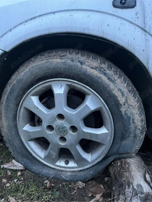  Jante aliaj Opel R15 + anvelope 195 - imagine 2