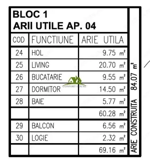APT. decomandat -2 camere la Parter inalt in BL.Nou-str.Ostroveni - imagine 9