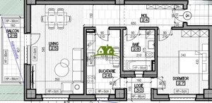 APT. decomandat -2 camere la Parter inalt in BL.Nou-str.Ostroveni - imagine 8