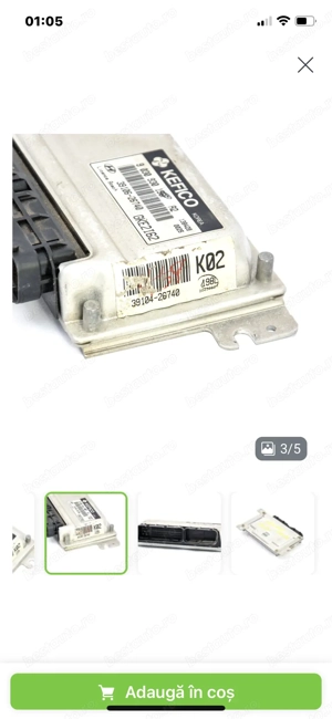 ECU Calculator motor Hyundai Coupe 1.6 i an 2005  - imagine 2
