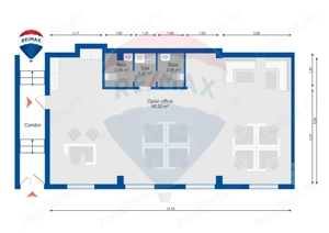 Spațiu comercial open space de vânzare, 102 mp, ultracentral, Oradea - imagine 3