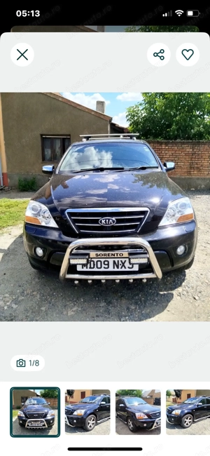 Far stanga Kia Sorento an 2008