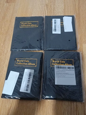 Lot 4 Albume monede 120 buzunare 
